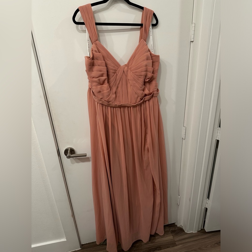 Azazie Eve Bridesmaid Dress in Champagne Rose